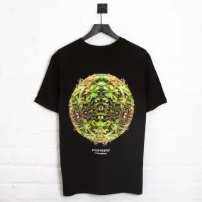 043 Disco Psychedelia Back Print - Tshirt - Black