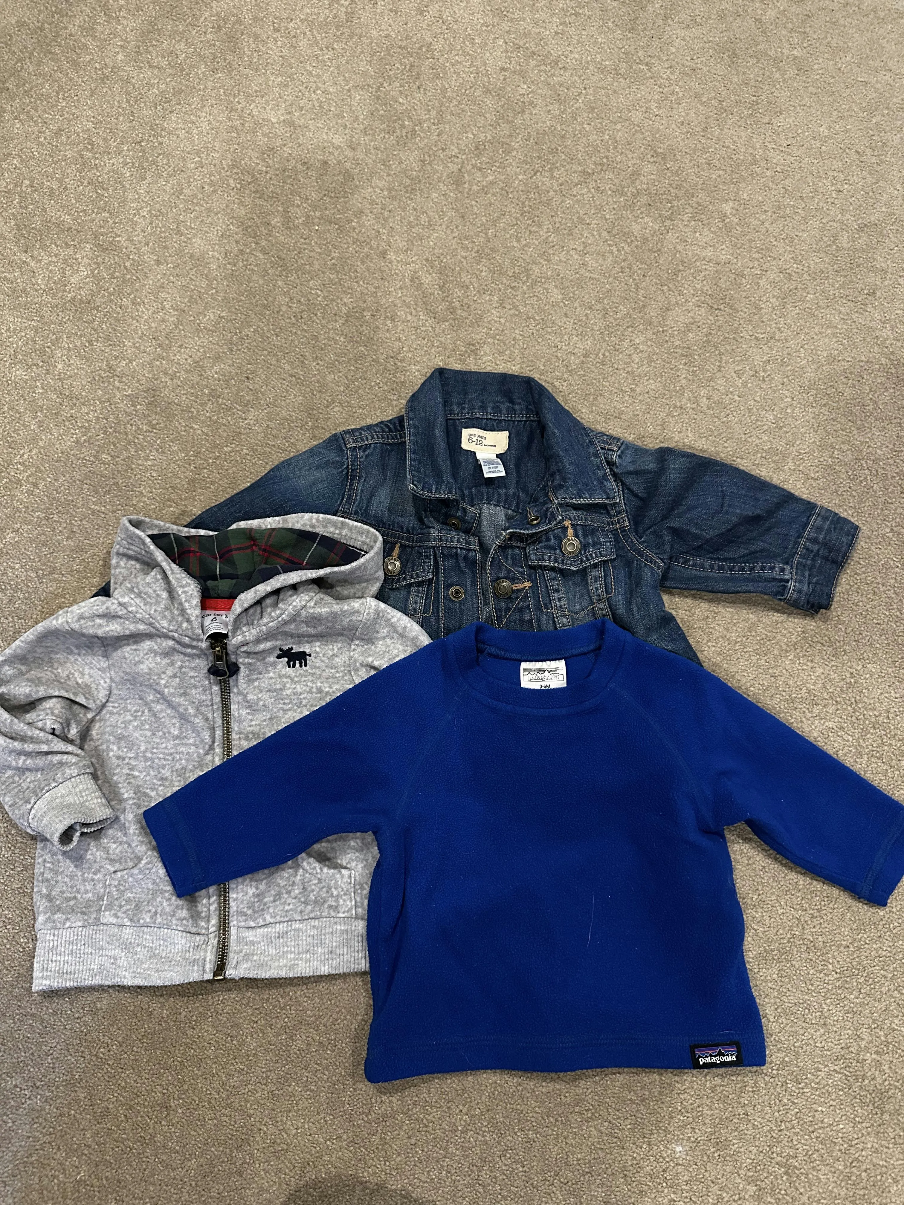 3-6 Months Sweater set (patagonia, Gap, Carters), Kids 6 Month (3-6M)