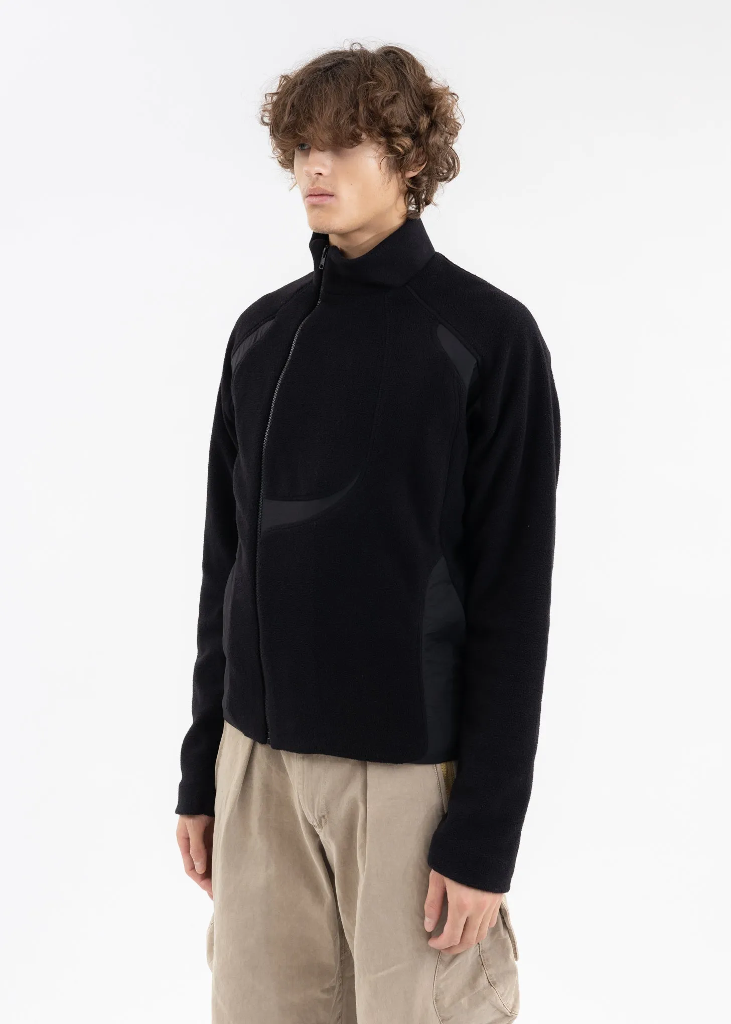 Black FLEECE JACKET