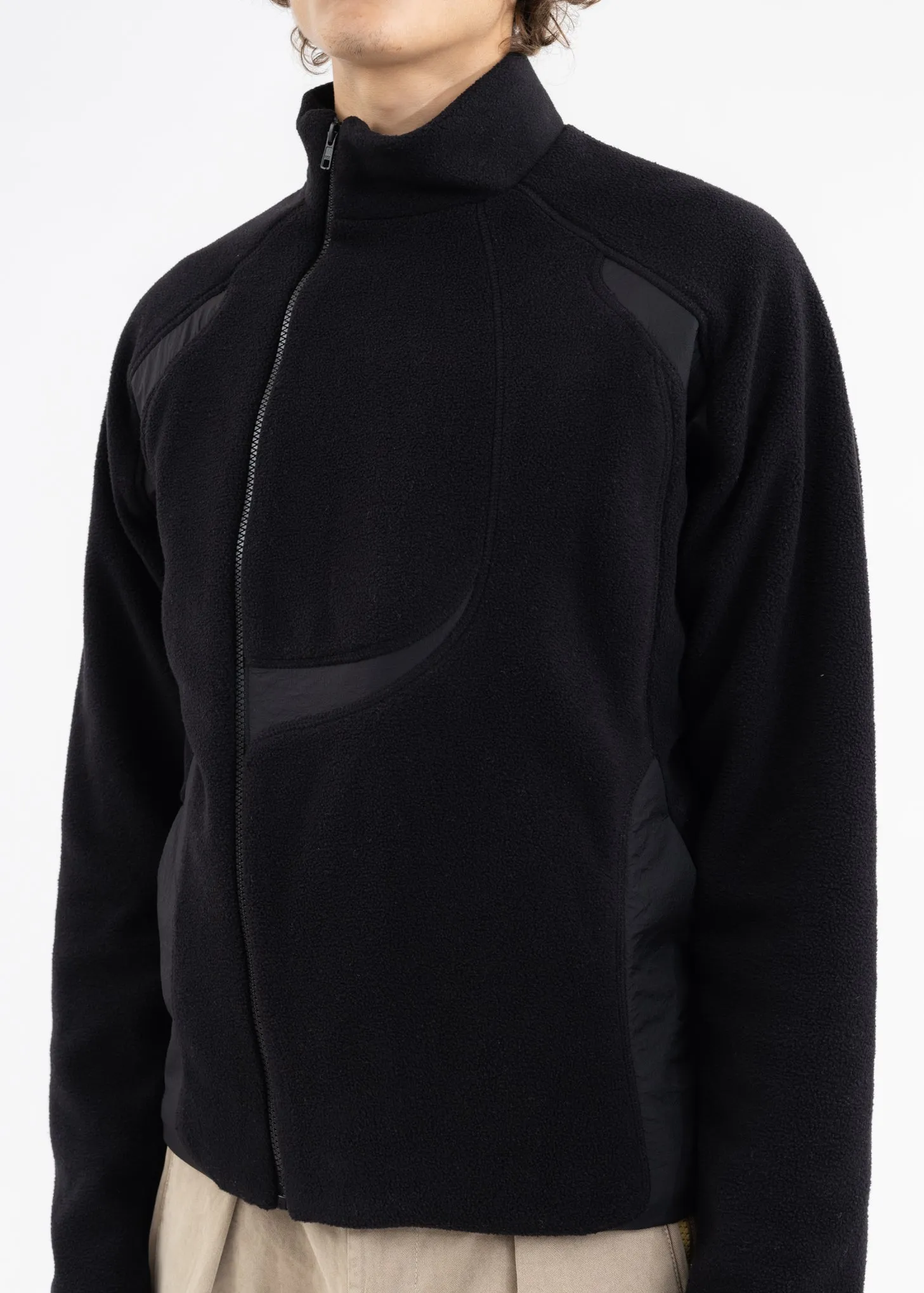 Black FLEECE JACKET