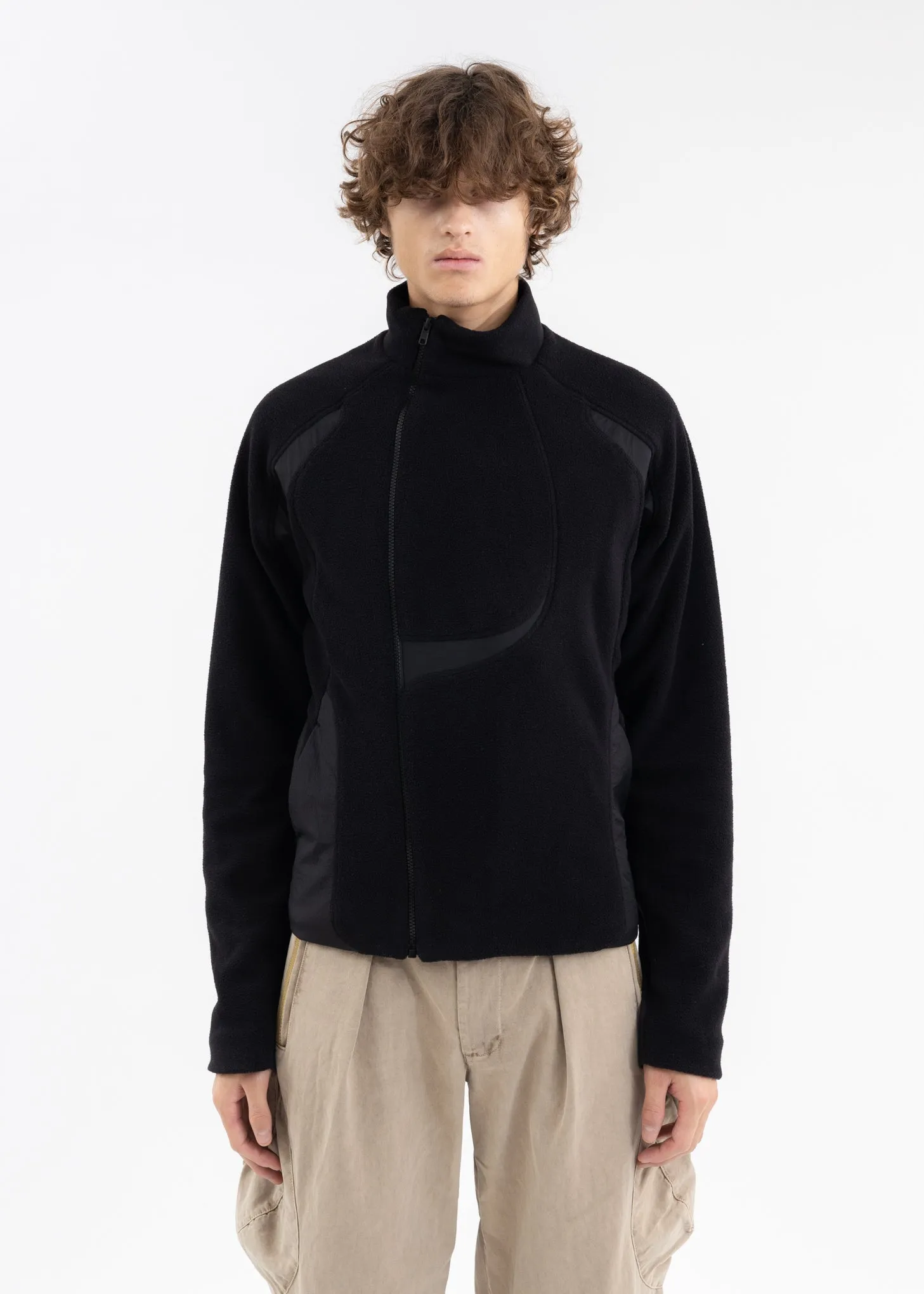 Black FLEECE JACKET