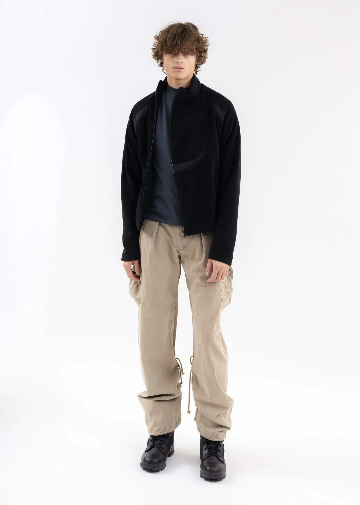 Black FLEECE JACKET