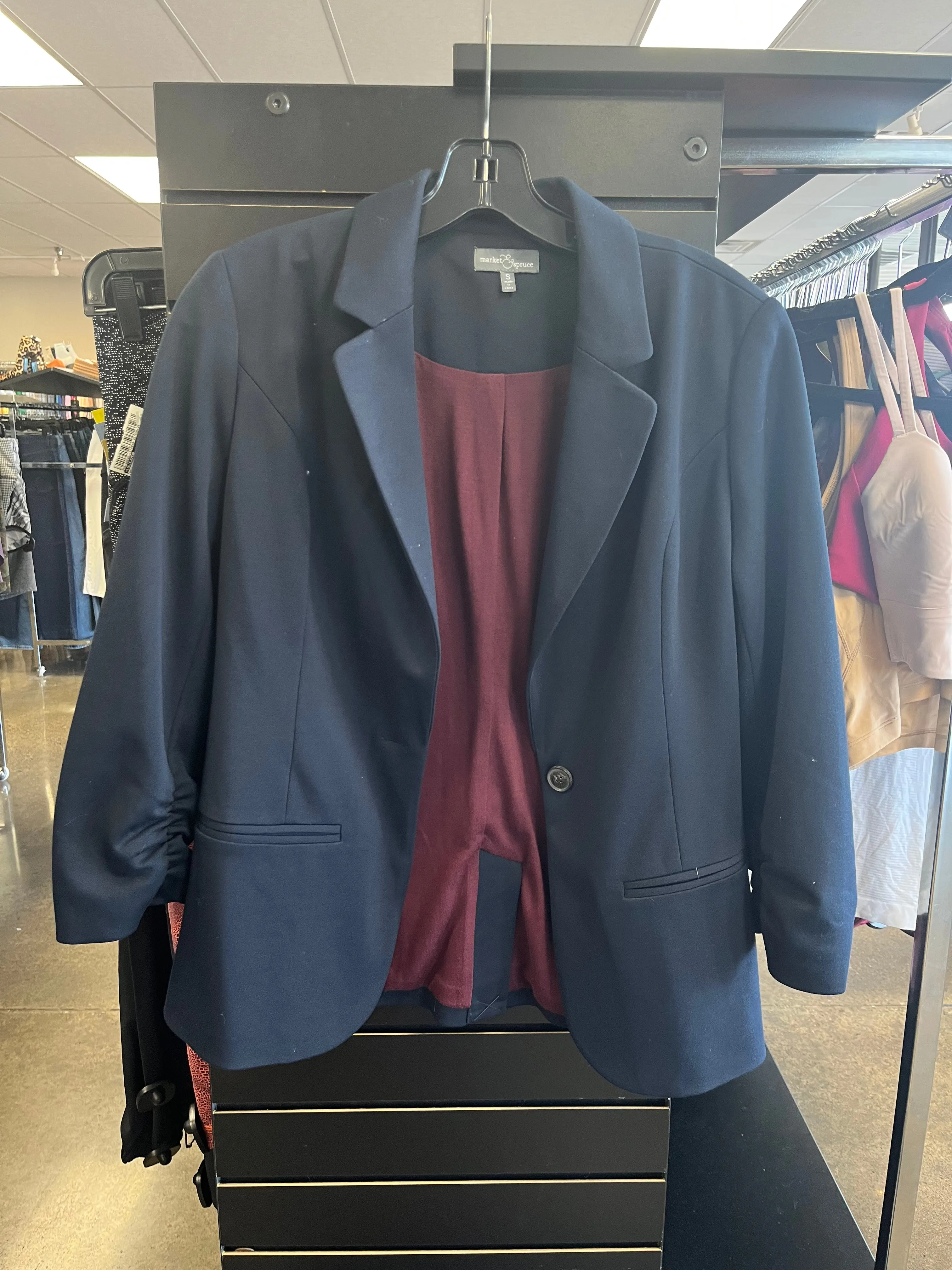 Blazer By Market & Spruce In Navy, Size:S