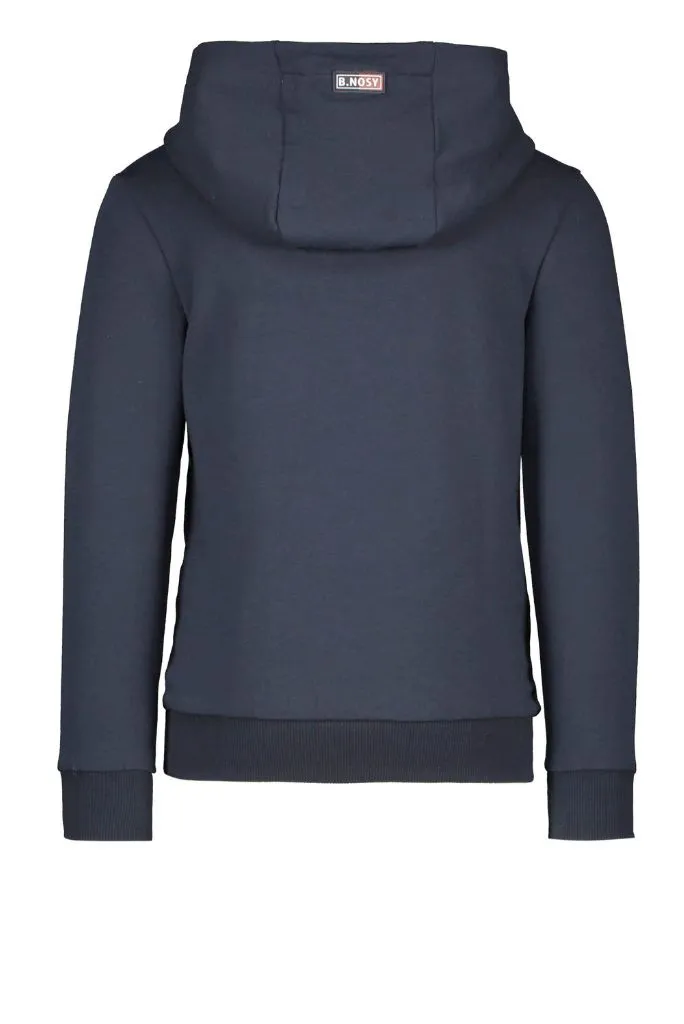 Blue Hoodie with Pouch Pocket