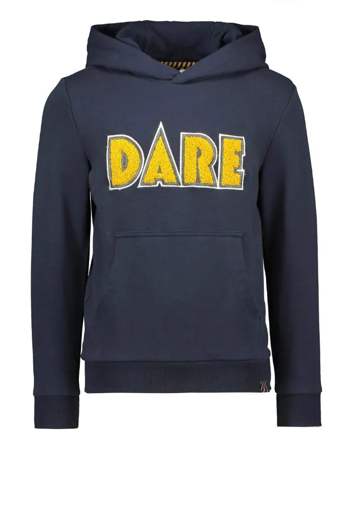 Blue Hoodie with Pouch Pocket