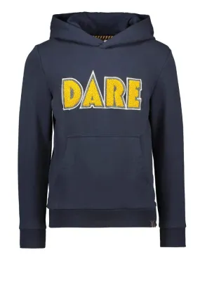 Blue Hoodie with Pouch Pocket