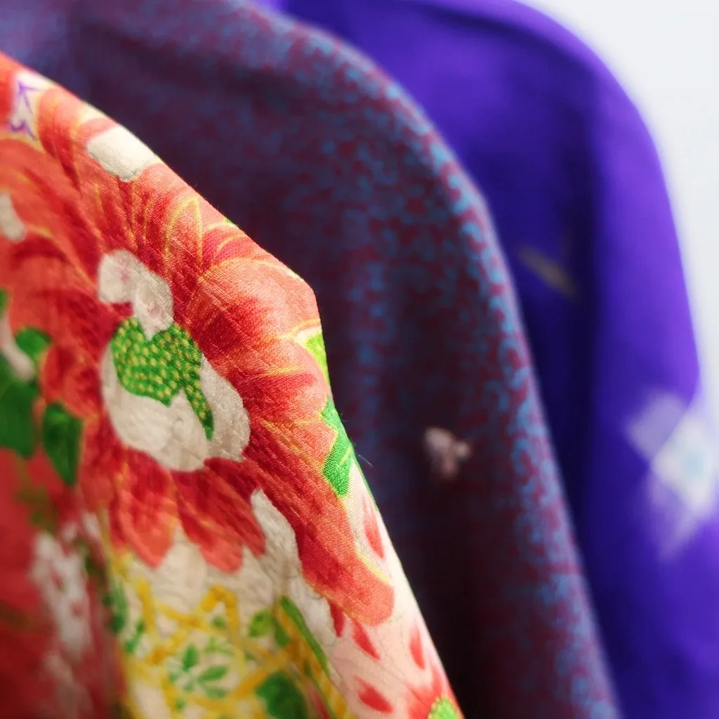 Bundle 12pcs Silk Antique Haori Jacket Wholesale Bulk Free Express Shipping #267