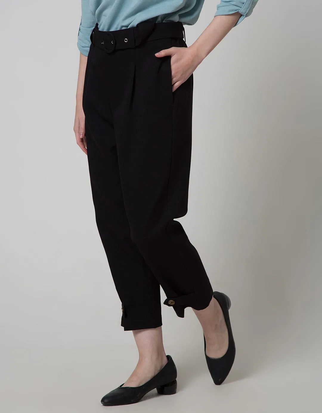 Connexion Ankle Pant  Belt Celana Panjang Wanita