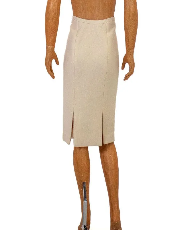 Double Slit Pencil Skirt