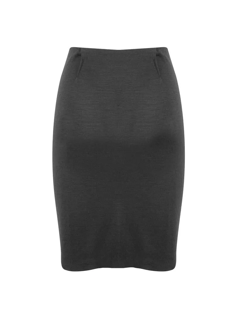 Draped Zipper Detailed Mini Skirt - Black
