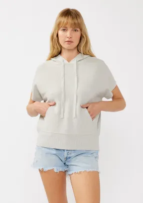 Drawstring Hooded Pullover with Front Pocket