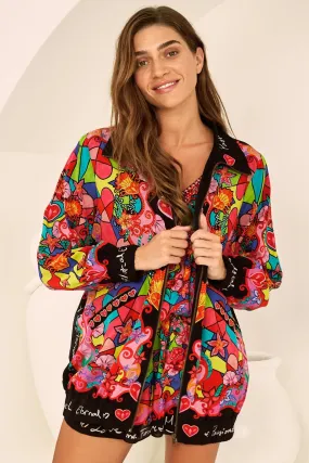 DREAMY CUPID OVERSIZE BOMBER JACKET