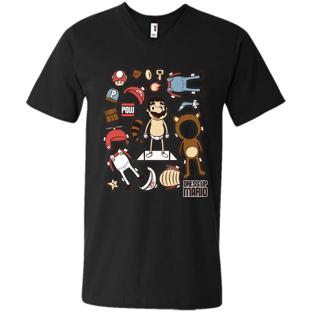 Dress up Mario - Cartoon graphic T-Shirt