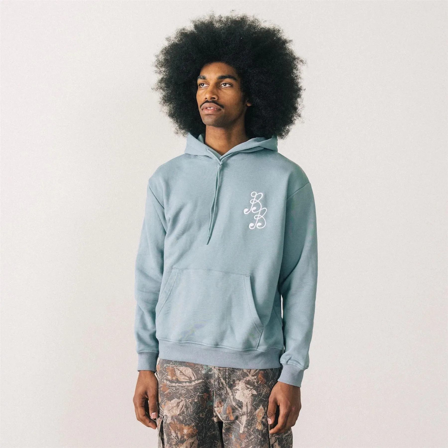 Essential Hoodie Bogey Blue - 2024