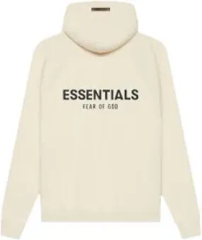 FEAR OF GOD ESSENTIALS "SS21" Hoodie Cream
