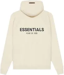 FEAR OF GOD ESSENTIALS "SS21" Hoodie Cream