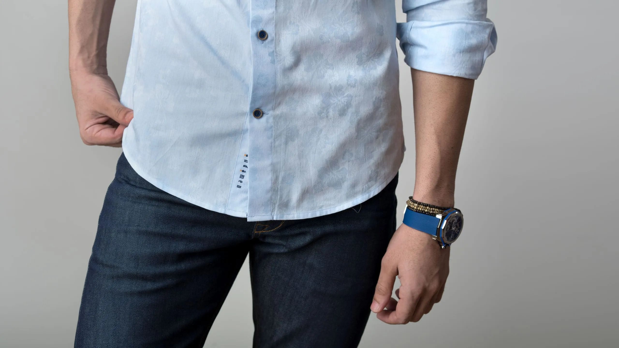 Floral Jacquard Shirt
