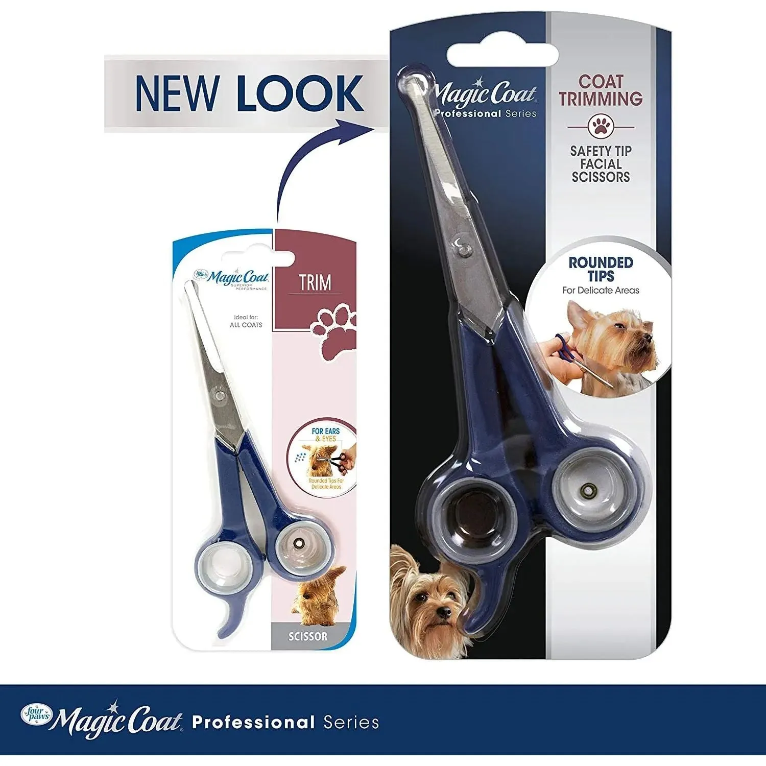 Four Paws Magic Coat Ear & Eye All Dogs Grooming Scissors
