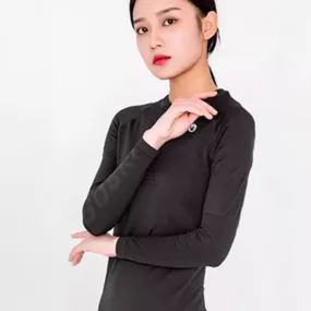 Goski Women's Black Base Layer Sets