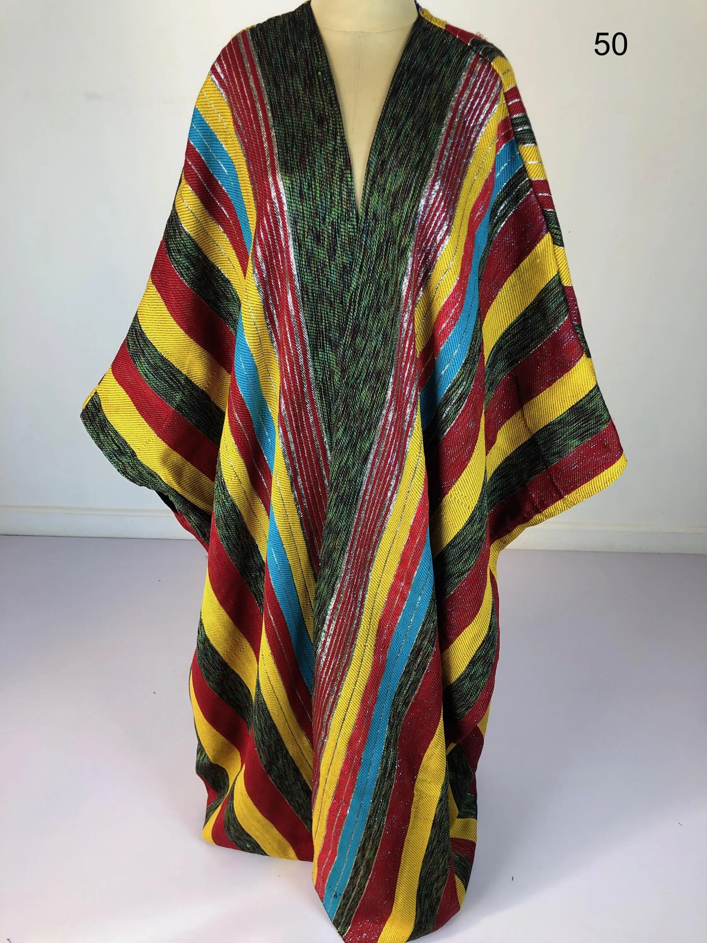 Hand loomed Wool Kimono, Winter boho Kimono, Wool Kimono, Winter Abaya, Bohemian Winter Kimono, Colorful Abaya, Handmade Abaya