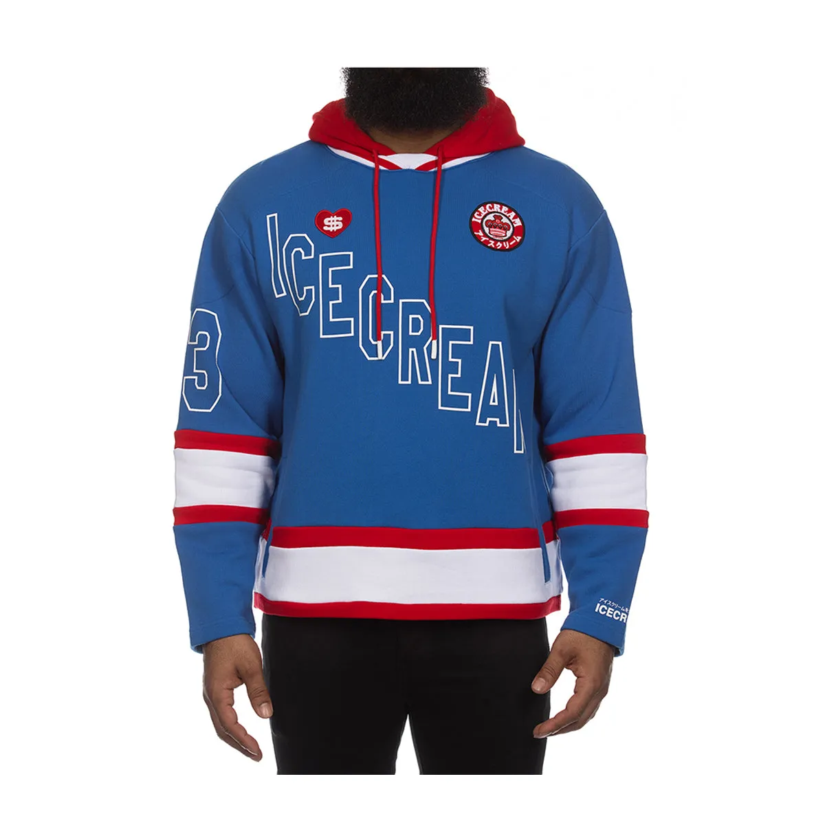 Icecream Mens Wayne Hoodie 7302-320 Turkish Tea