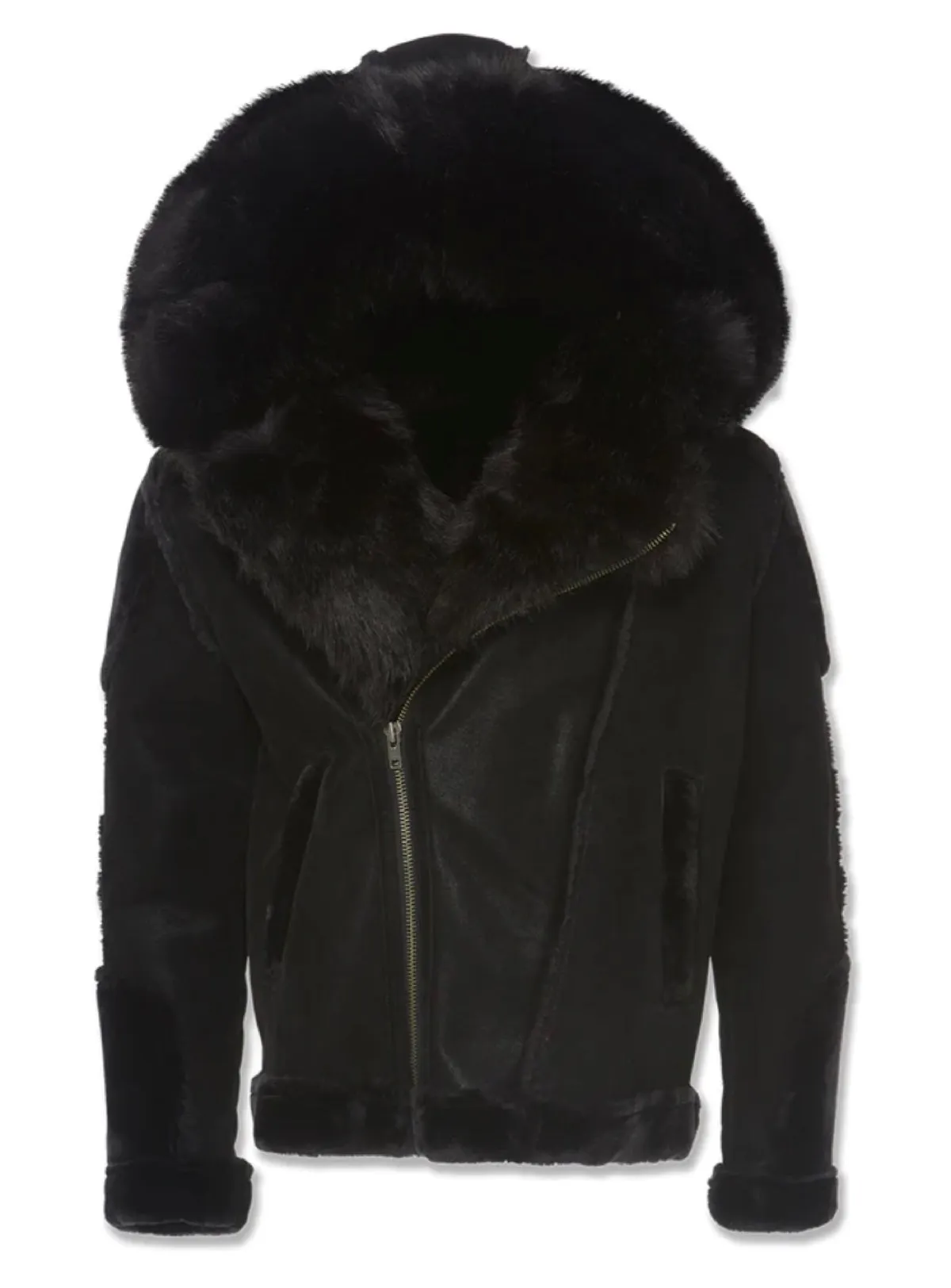 Jordan Craig Jacket - Shearling Moto - Black - 91590