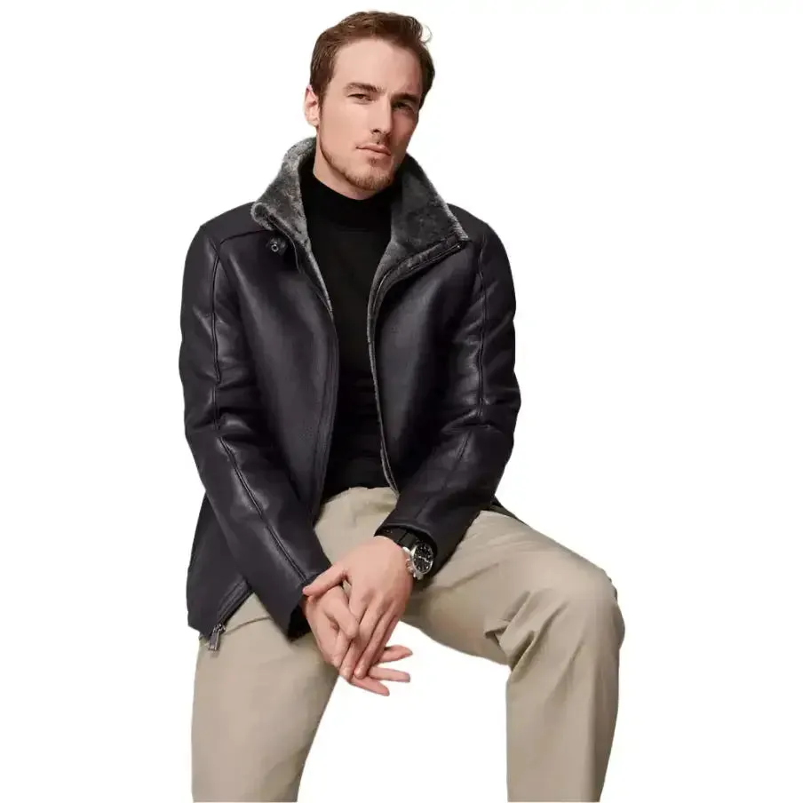 Lance Shearling Sheepskin Jacket – Warm & Stylish