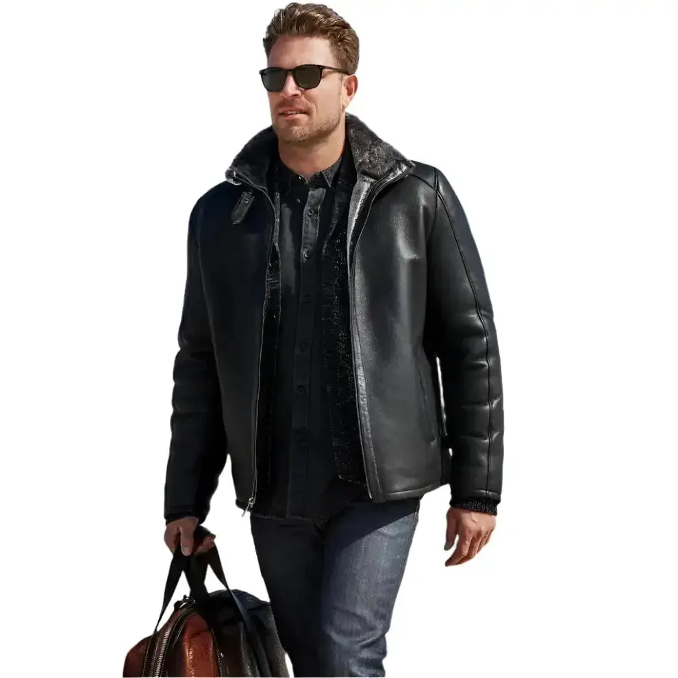 Lance Shearling Sheepskin Jacket – Warm & Stylish