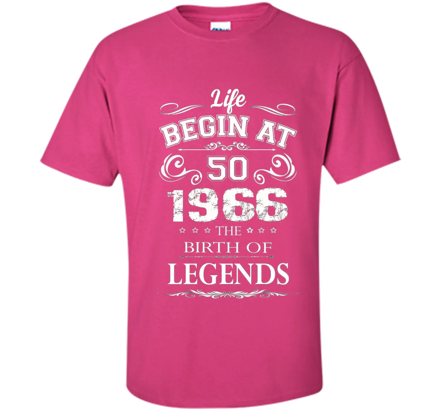 Life Begins At Fifty, 1966 the birth of Legends t-shirt