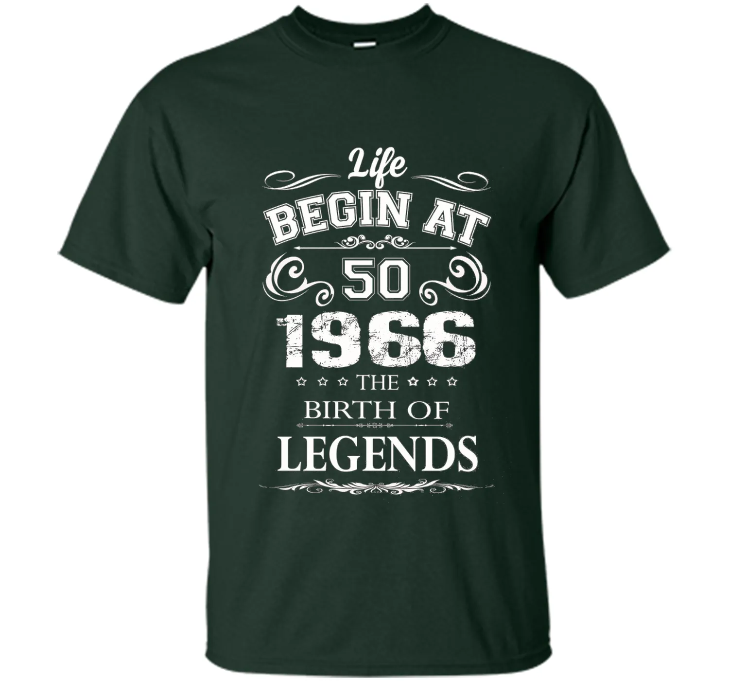 Life Begins At Fifty, 1966 the birth of Legends t-shirt