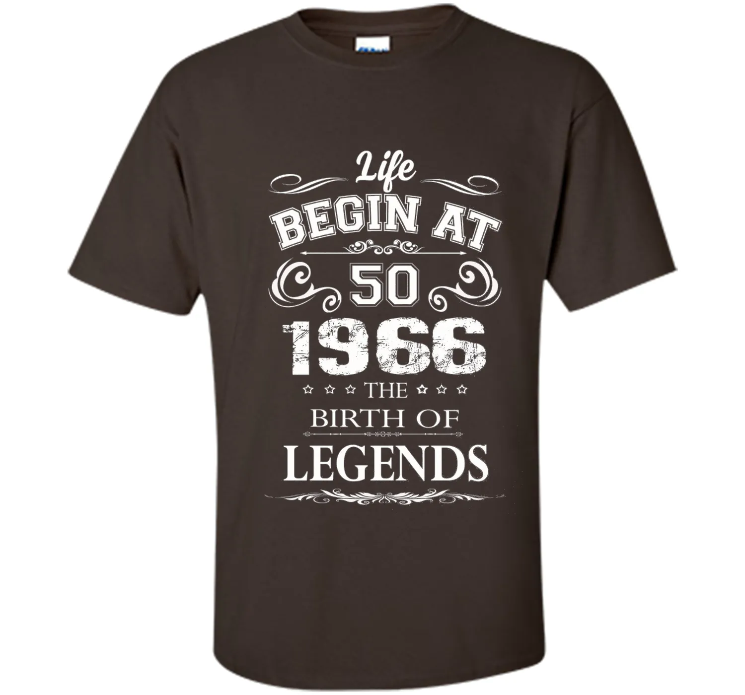 Life Begins At Fifty, 1966 the birth of Legends t-shirt