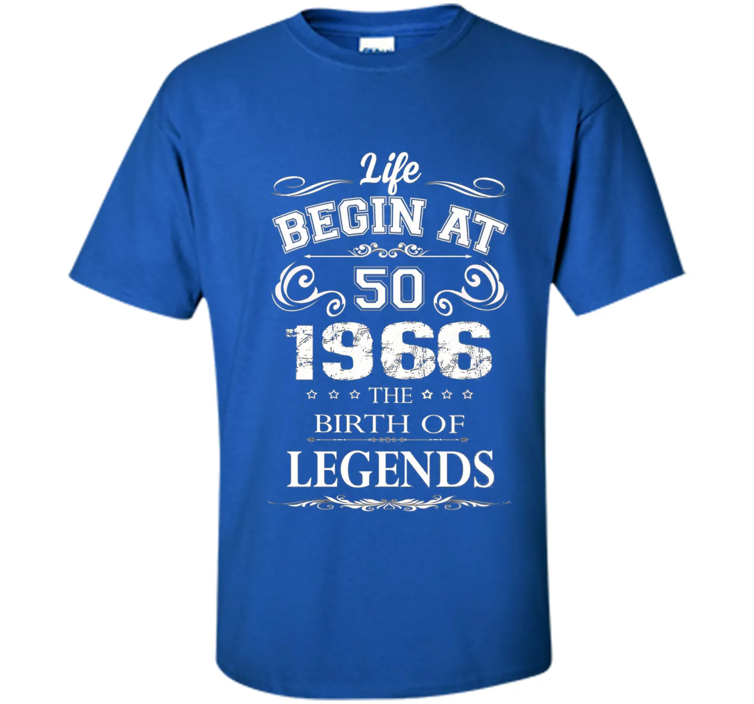 Life Begins At Fifty, 1966 the birth of Legends t-shirt