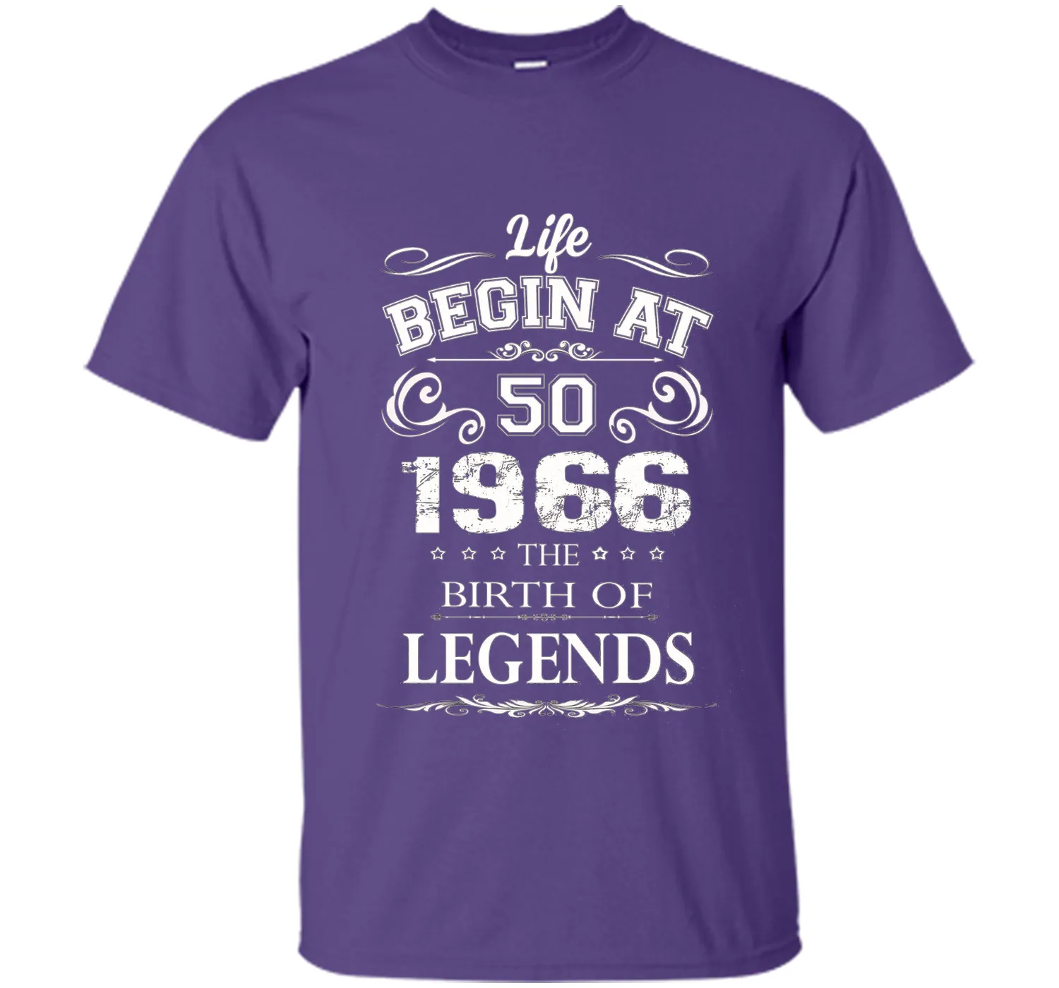 Life Begins At Fifty, 1966 the birth of Legends t-shirt