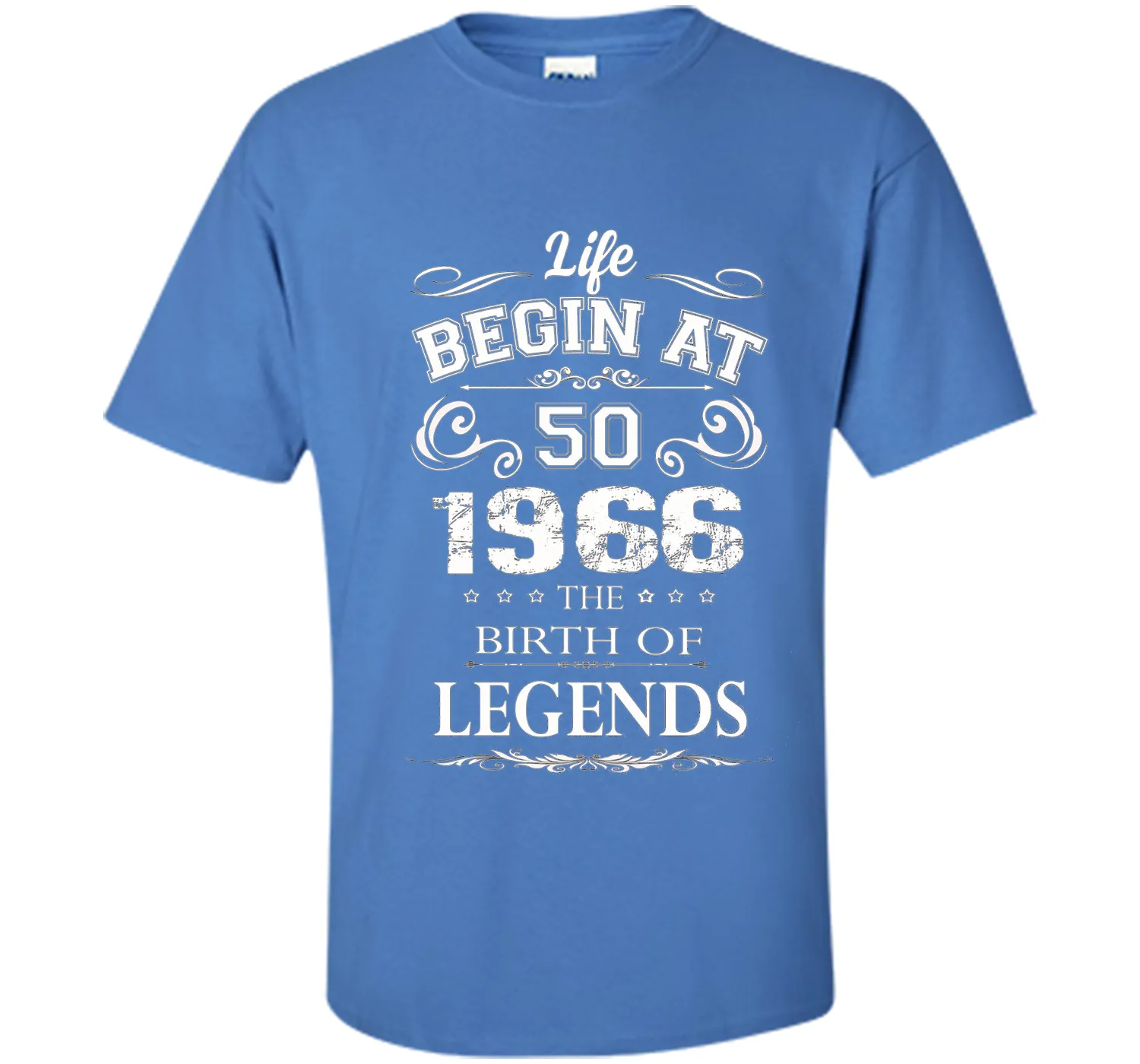 Life Begins At Fifty, 1966 the birth of Legends t-shirt