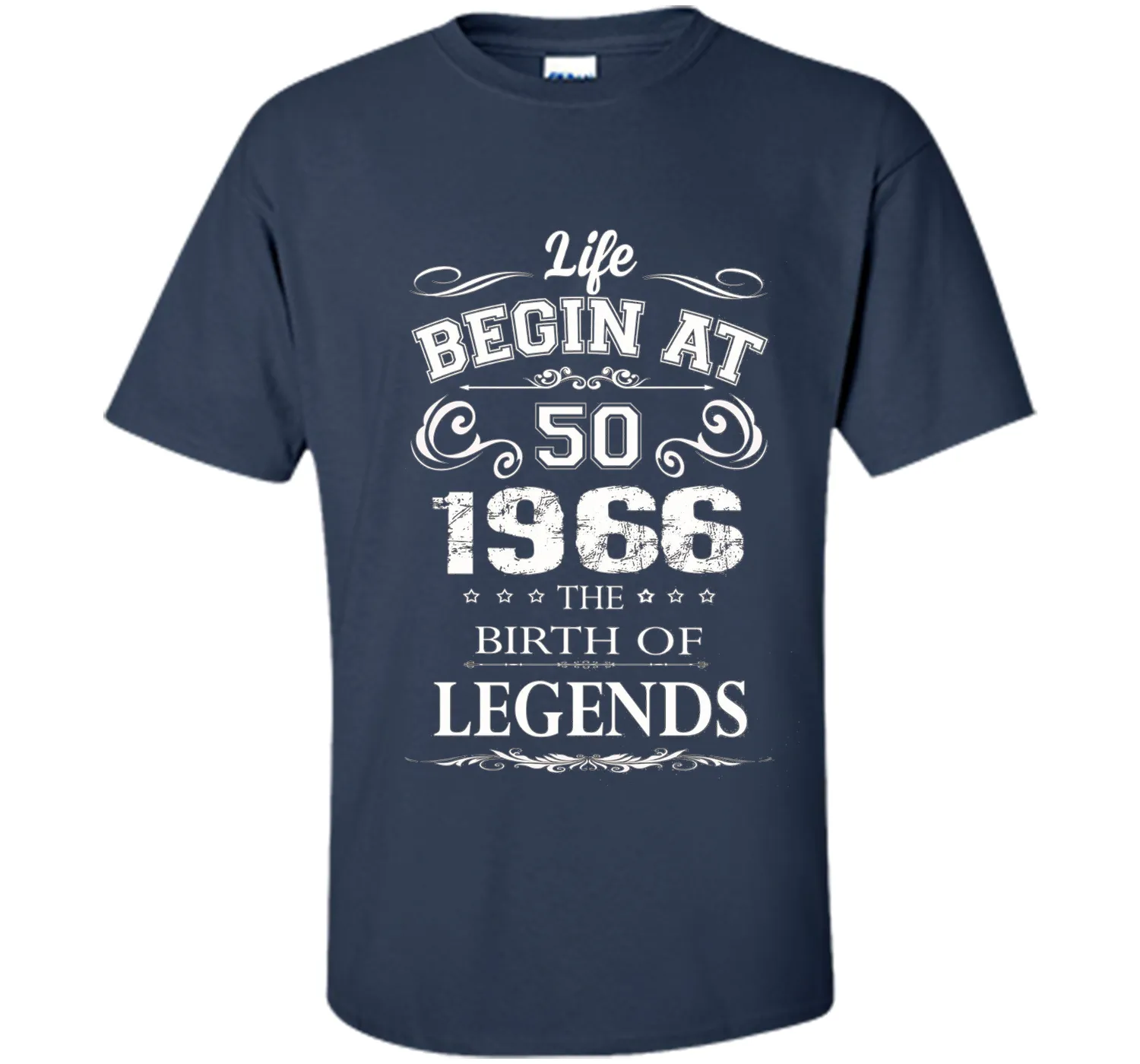 Life Begins At Fifty, 1966 the birth of Legends t-shirt