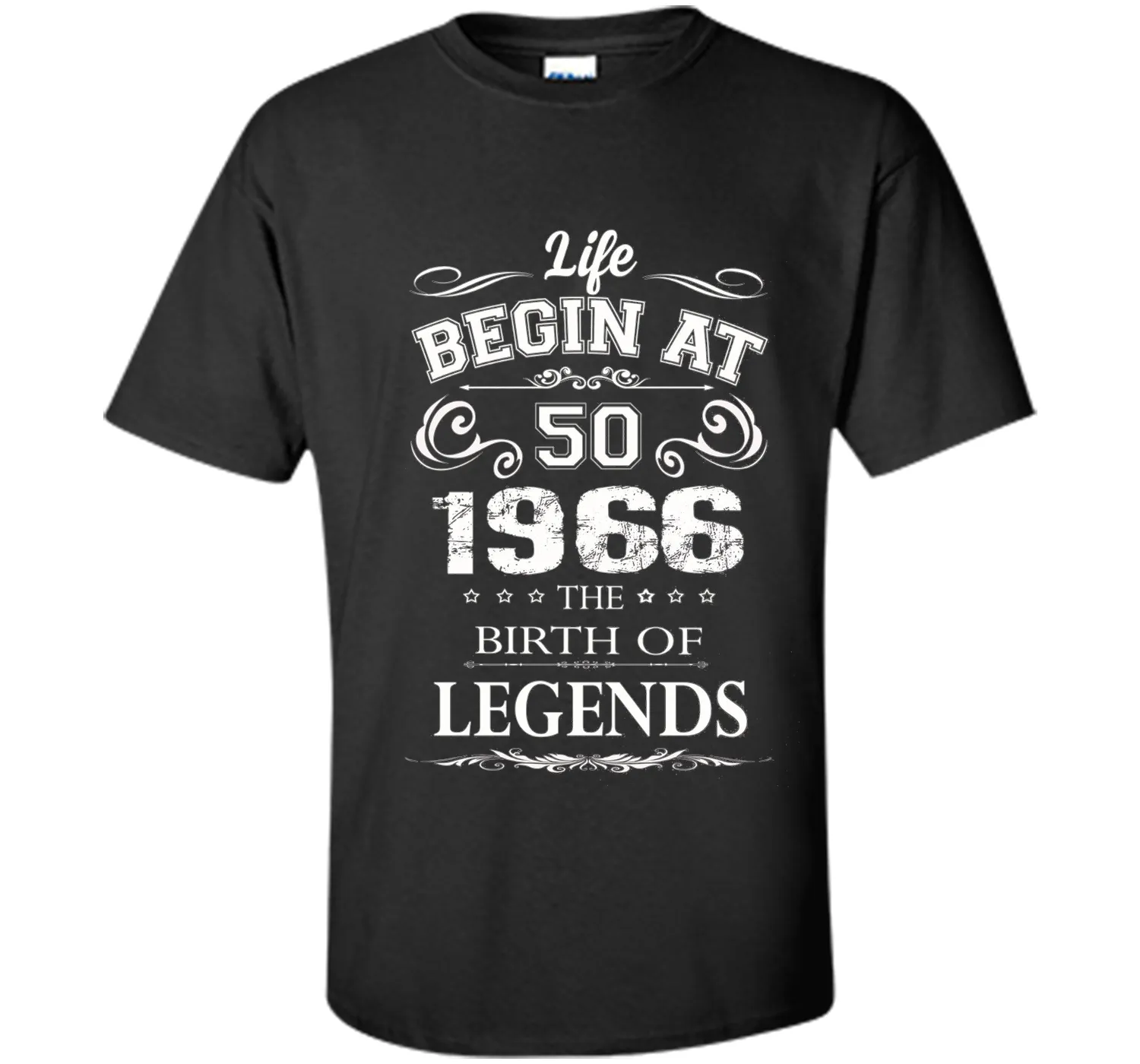 Life Begins At Fifty, 1966 the birth of Legends t-shirt