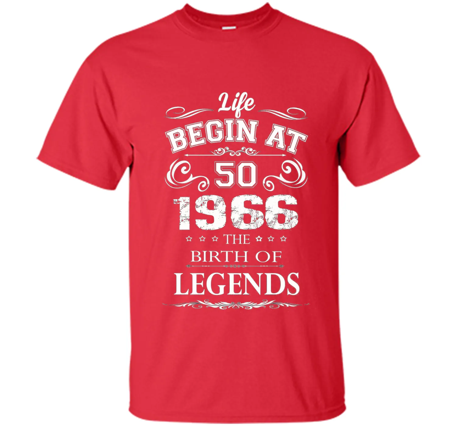 Life Begins At Fifty, 1966 the birth of Legends t-shirt