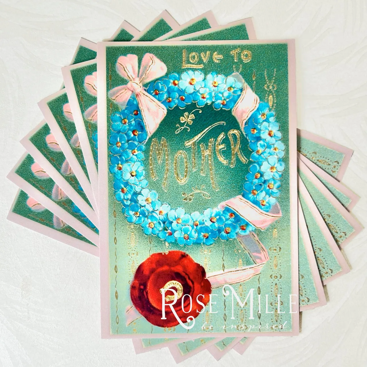 Love to Mother - Layering PostCards