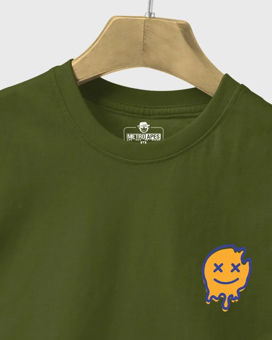 Mens Regular Tshirt Funky Never Look Back