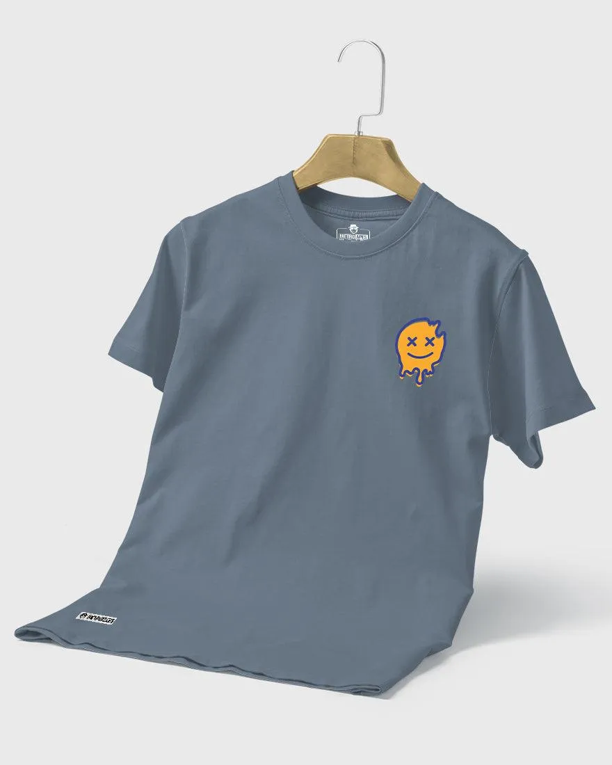 Mens Regular Tshirt Funky Never Look Back