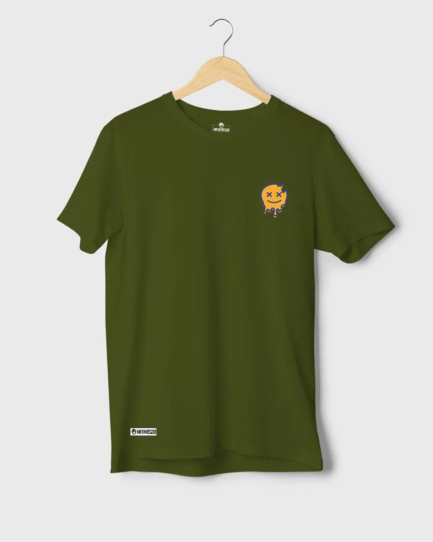 Mens Regular Tshirt Funky Never Look Back