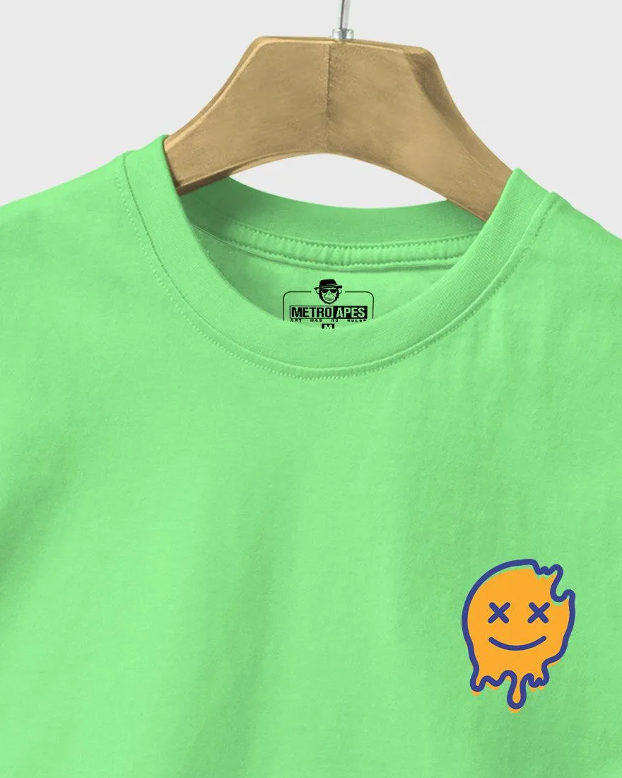 Mens Regular Tshirt Funky Never Look Back