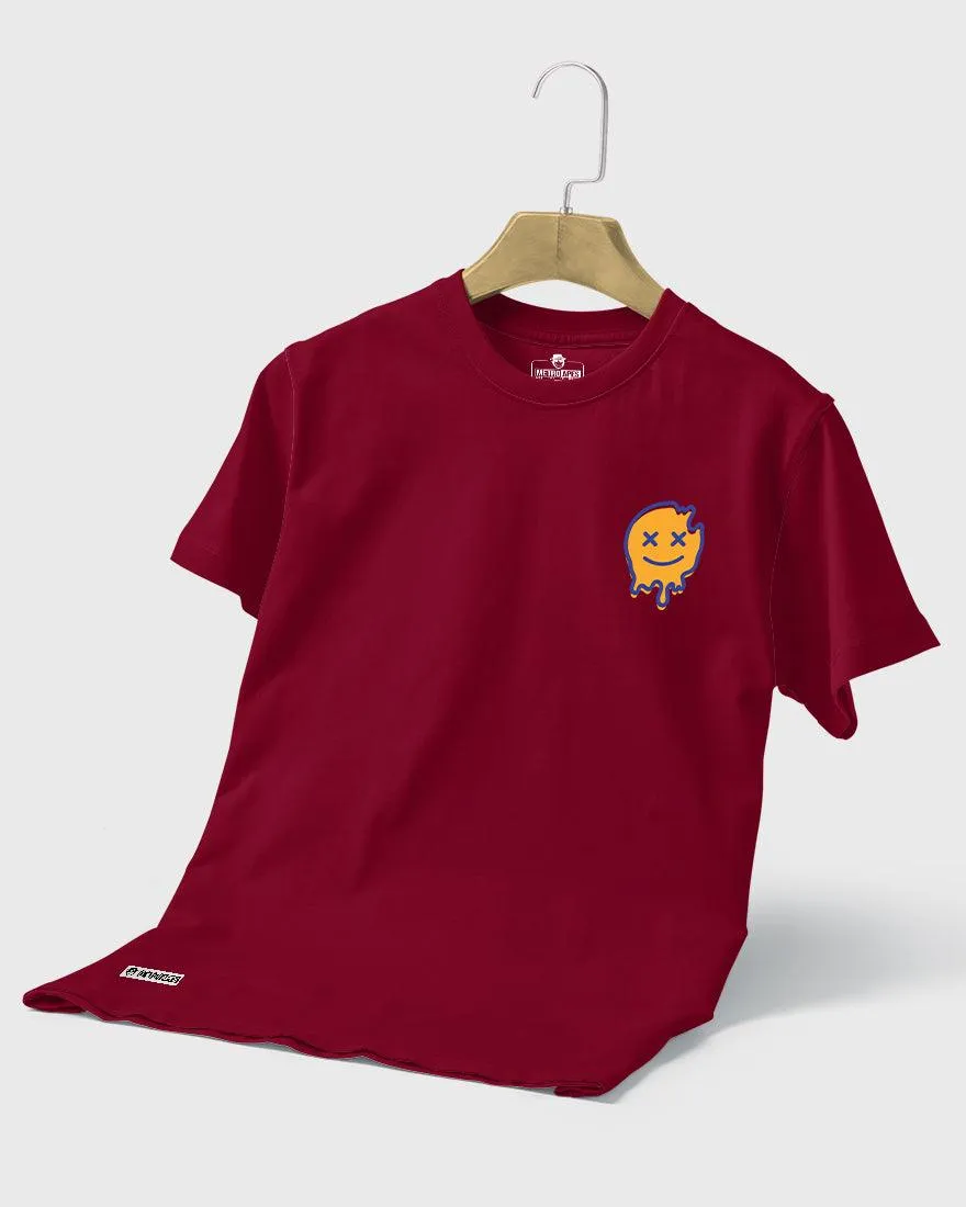Mens Regular Tshirt Funky Never Look Back