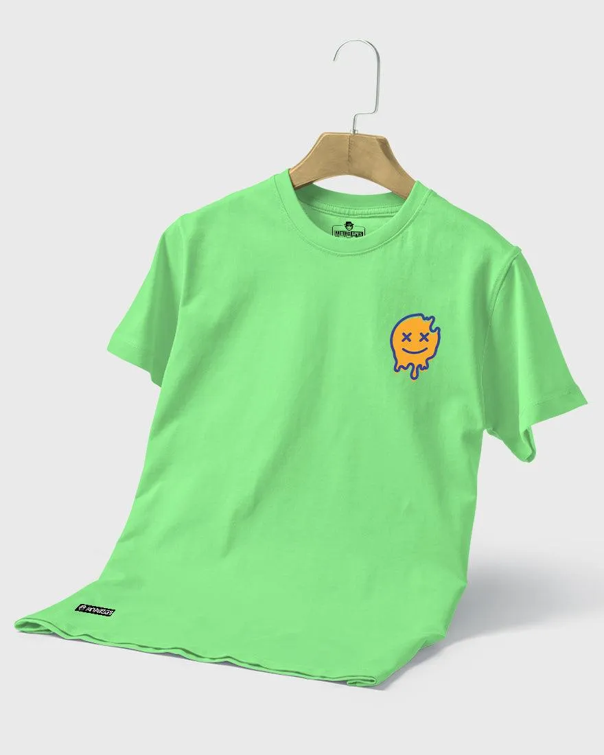 Mens Regular Tshirt Funky Never Look Back