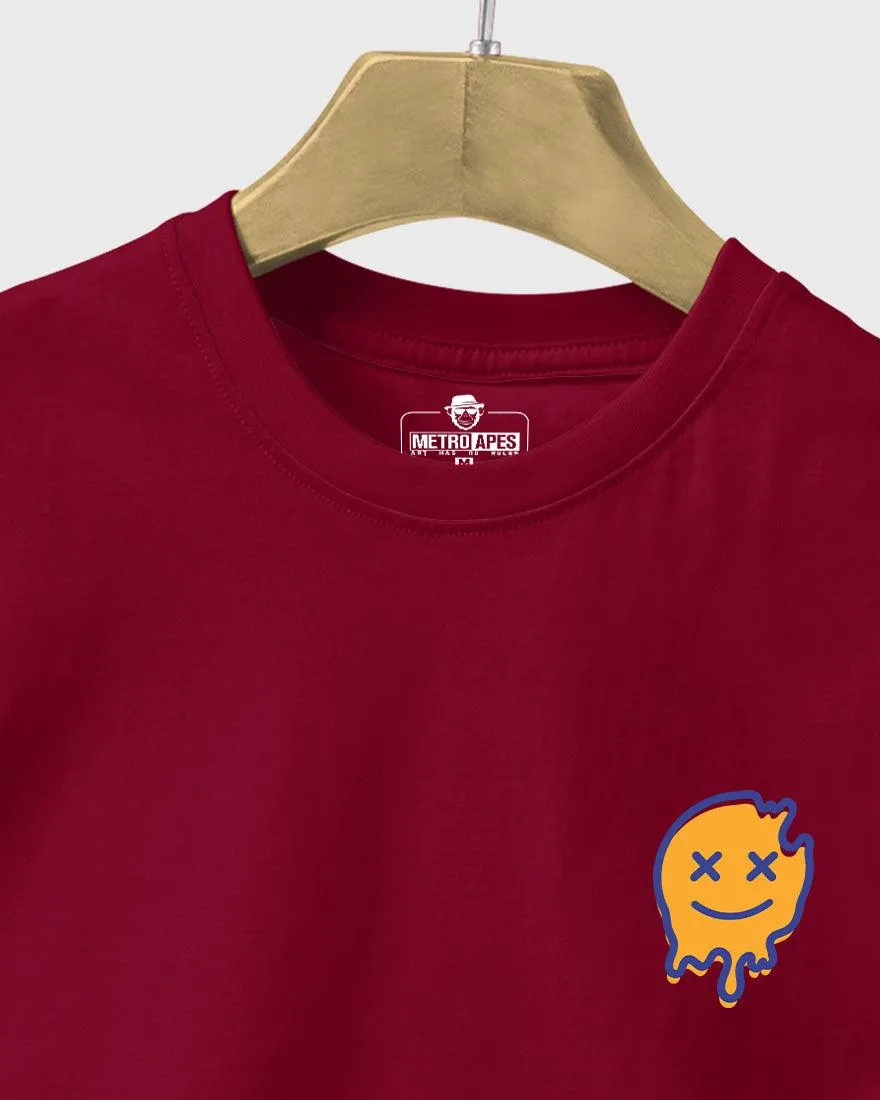 Mens Regular Tshirt Funky Never Look Back