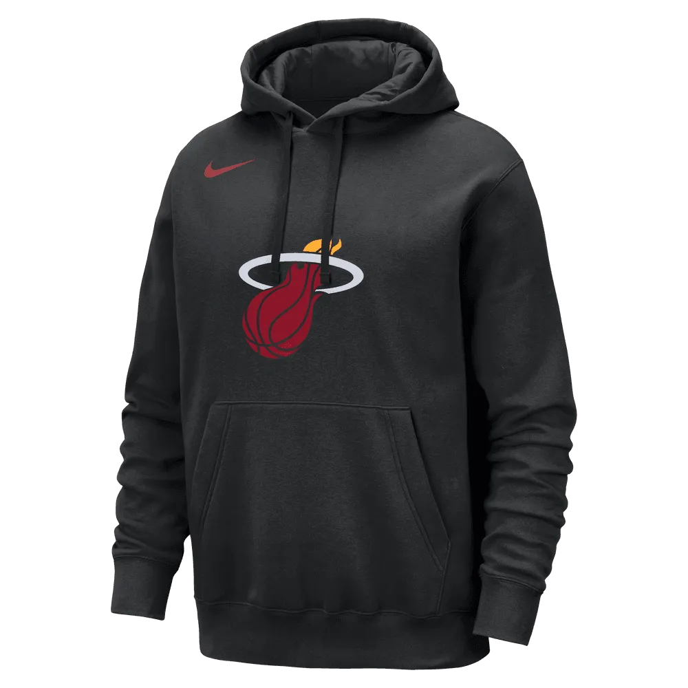 Miami Heat Club Men's Nike NBA Pullover Hoodie 'Black'