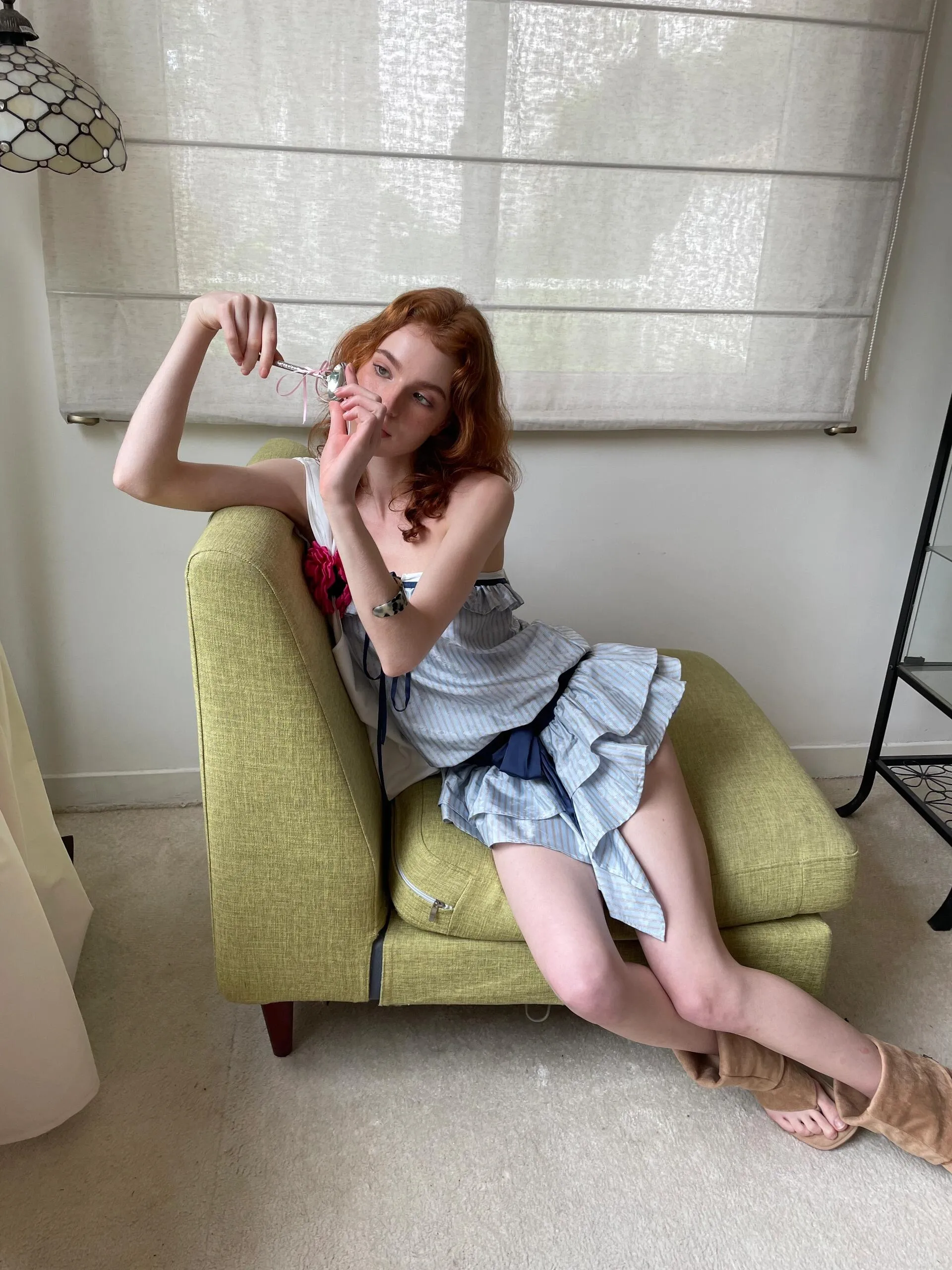[Mine Be Thy Vers] Soft Parisian Dream Mini Dress