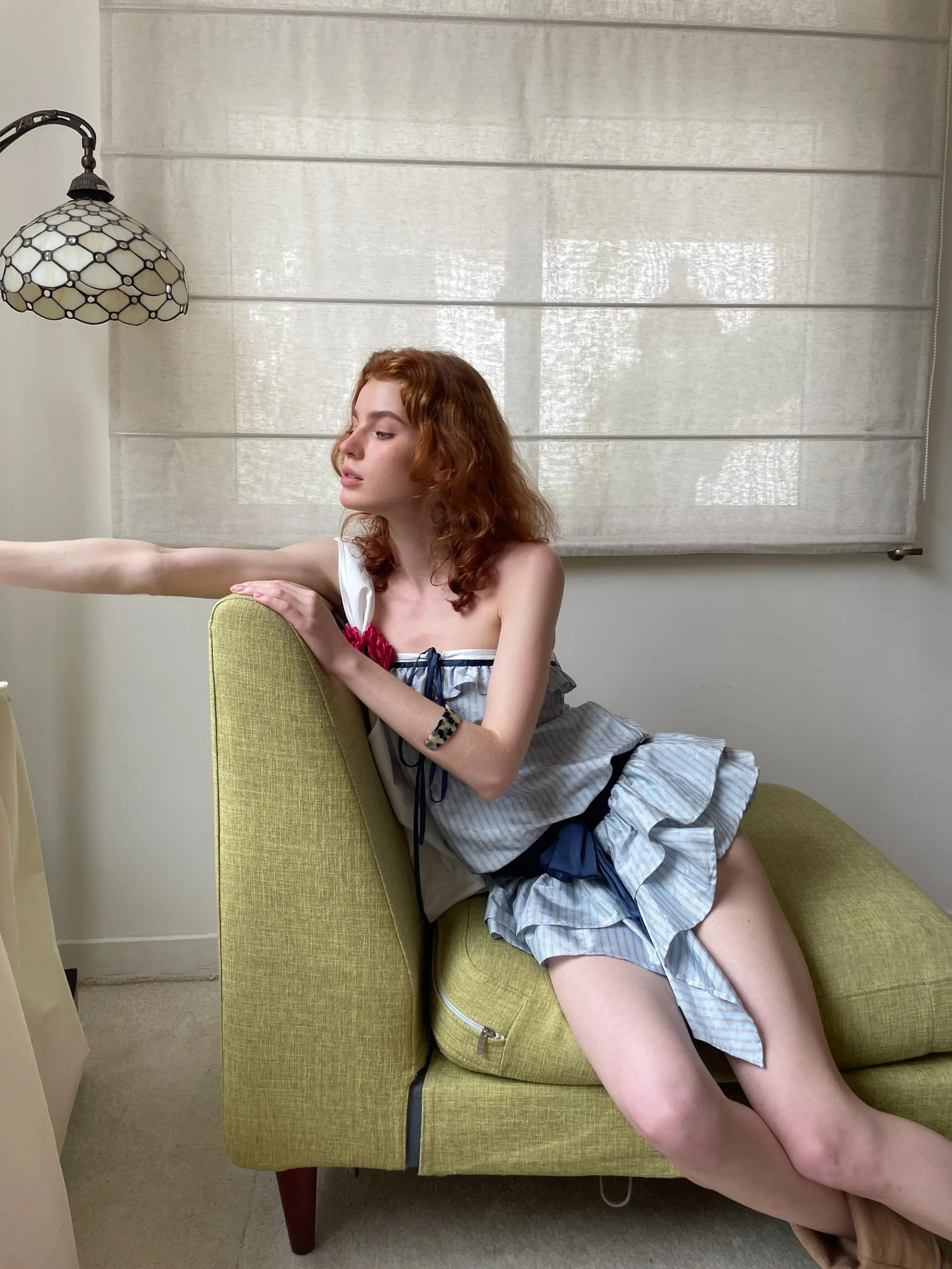 [Mine Be Thy Vers] Soft Parisian Dream Mini Dress