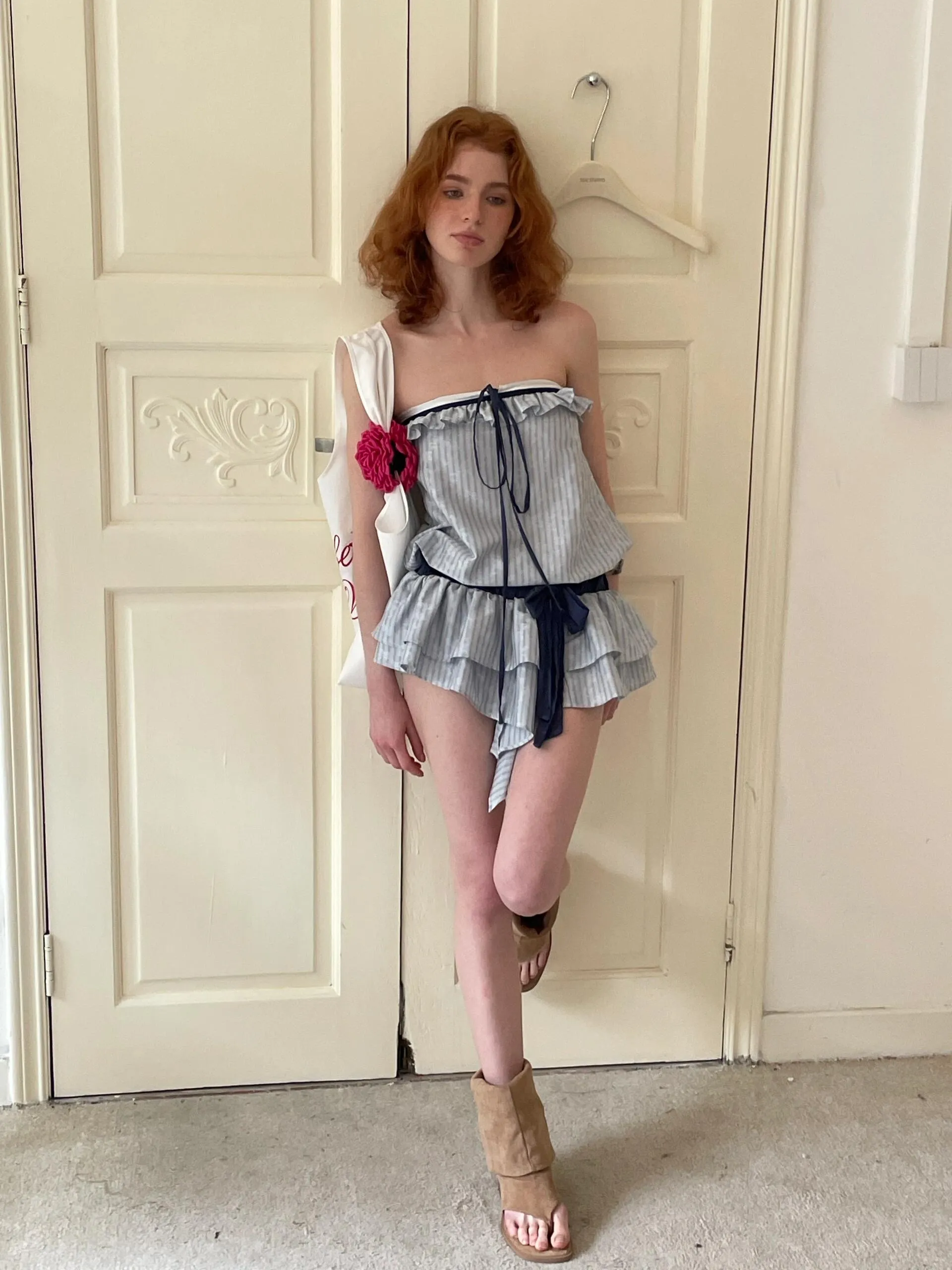 [Mine Be Thy Vers] Soft Parisian Dream Mini Dress