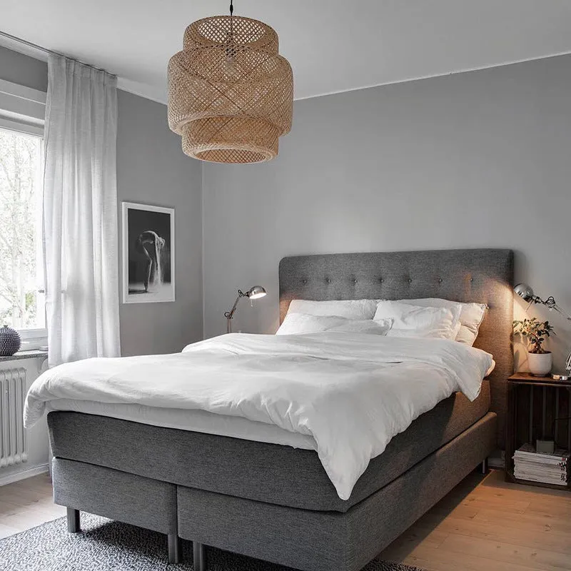 Modern Boho Rattan Bamboo Chandelier